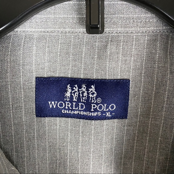 World Polo Vintage Button Up Mens Size XL - Picture 4 of 6